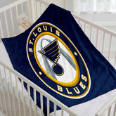 St Louis Blues Hockey Team Flannel Fleece Throw Blanket